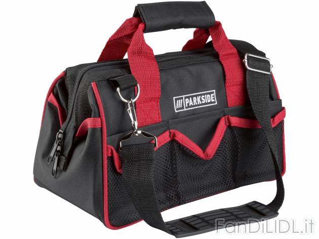 Borsa con attrezzi da lavoro Parkside, prezzo 24.99 &#8364; 
23 pezzi 
In dotazione:
- ...