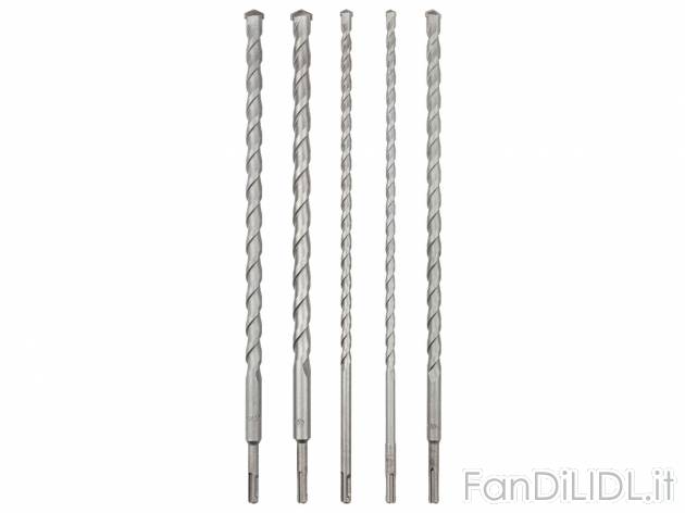 Set punte o set punte e scalpelli per trapano a percussione Parkside, prezzo 14.99 ...