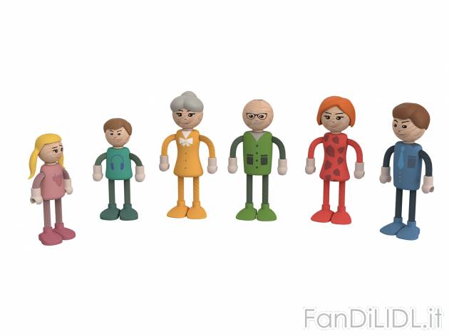 Set mobili in miniatura o set personaggi per casa bambole Playtive, prezzo 7.99 ...