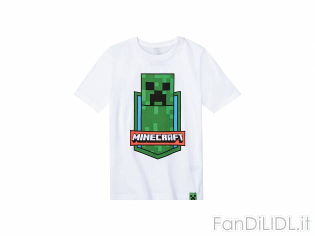 T-shirt da bambino Minecraft, prezzo 6.99 &#8364; 
Misure: 2-10 anni
Taglie ...