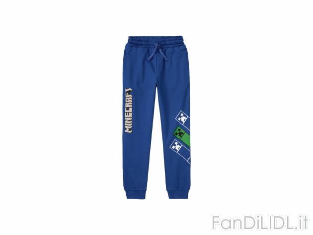 Pantaloni sportivi da bambino Minecraft, prezzo 9.99 &#8364; 
Misure: 2-10 anni
Taglie ...