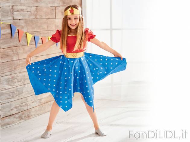 Costume di carnevale da bambina &quot;Batgirl, Wonderwoman, Supergirl&quot; ...