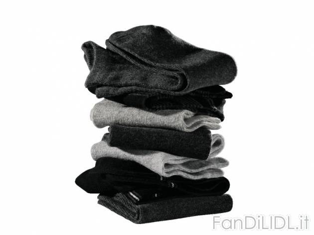 Calzini da uomo, 7 paia Livergy, prezzo 4,99 &#8364; per Alla confezione 
- ...