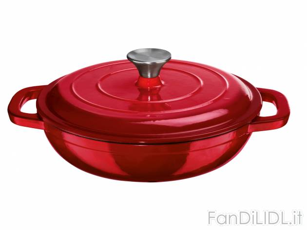 Tegame in ghisa Ernesto, prezzo 39.99 &#8364; 
Ø 25 cm 
- Con sistema a goccia ...