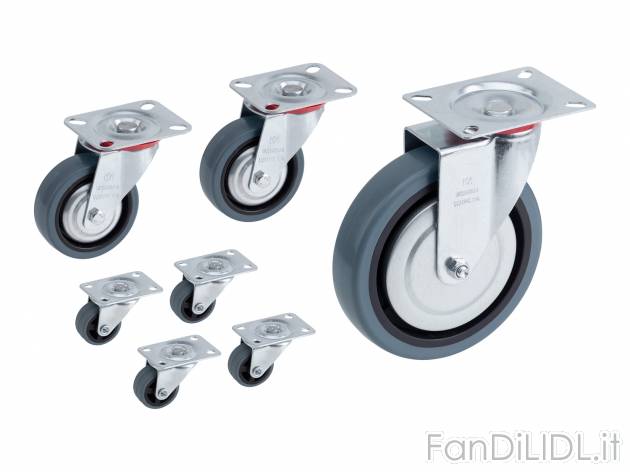 Rotelle Parkside, prezzo 5.99 &#8364; 
1, 2 o 4 pezzi 
- Orientabili a 360&deg;
Caratteristiche
 ...