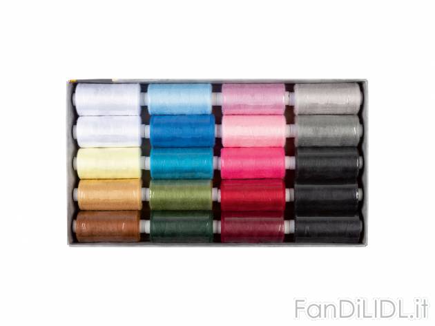 Set filo da cucito o set per taglio e cucito Crelando, prezzo 6.99 &#8364; 
20, ...