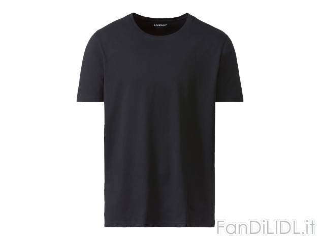 T-shirt da uomo Livergy, prezzo 9.99 &#8364; 
3 pezzi - Misure: S-XXL 
- Puro ...
