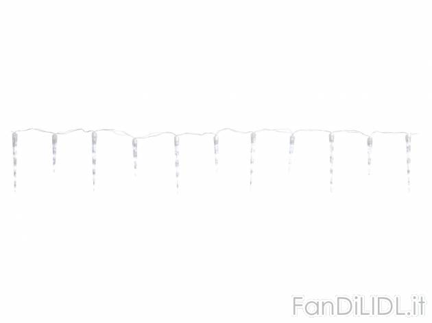 Catena luminosa con ghiaccioli Livarno, prezzo 24.99 &#8364; 
- 32 ghiaccioli ...