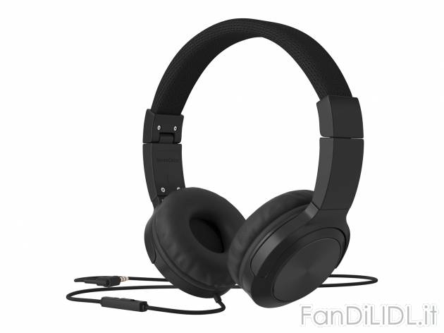 Cuffie stereo Silvercrest, prezzo 7.99 € 
- Microfono con tasto multifunzione ...