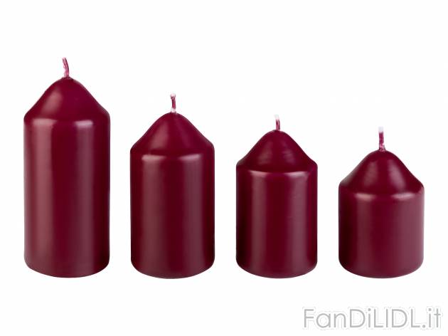 Candele natalizie Livarno, prezzo 4.99 &#8364;  
4 pezzi
Caratteristiche