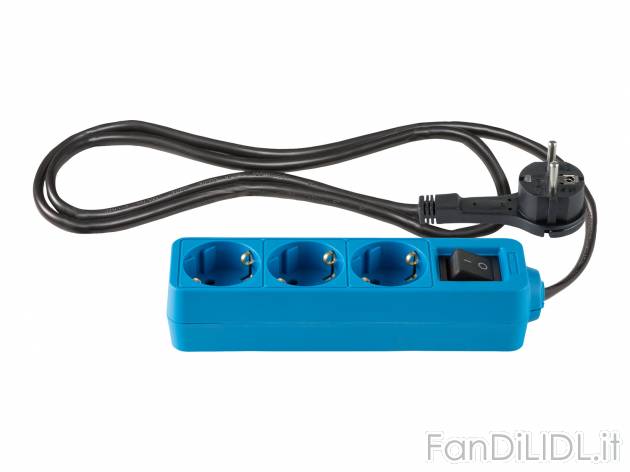 Presa multipla colorata Silvercrest, prezzo 4.99 &#8364; 
- Con pratica spina ...