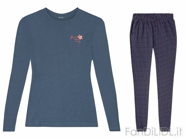 Pigiama da donna Esmara, prezzo 9.99 &#8364; 
Misure: S-L 
- Puro cotone
Taglie ...