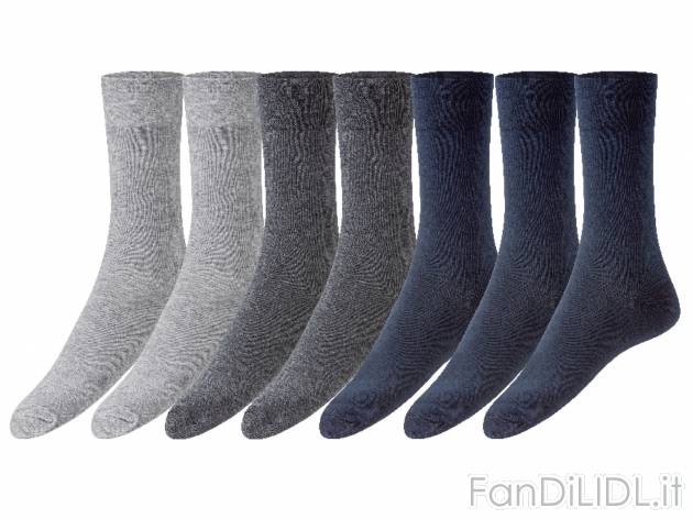 Calze da uomo Livergy, prezzo 7.99 &#8364; 
7 paia - Misure: 39-46 
- Con cotone ...