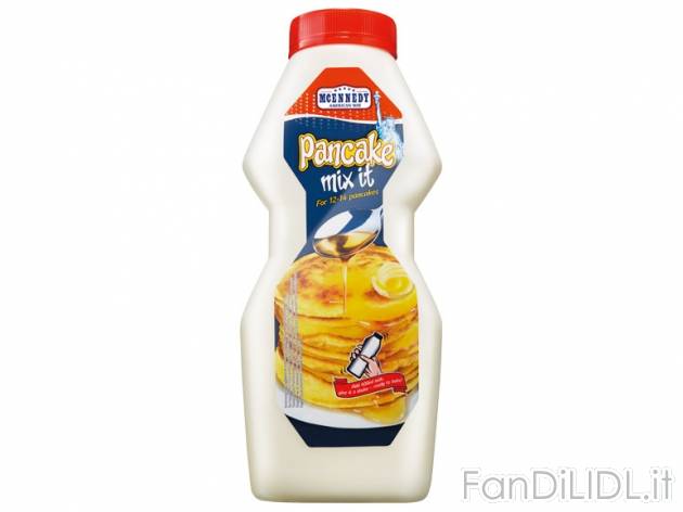 Preparato per pancakes McEnnedy, prezzo 1,49 &#8364; per 200 g, € 7,45/kg ...