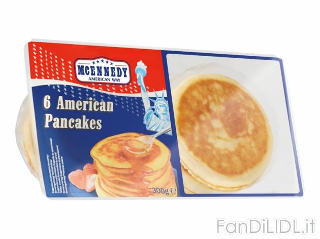 Pancakes McEnnedy, prezzo 1,49 &#8364; per 300 g, € 4,97/kg EUR. 
- Dolce ...