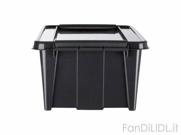 Box portaoggetti Livarno, prezzo 4.99 &#8364; 
14 L 
- 100% plastica riciclata
- ...