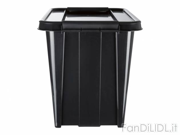 Box portaoggetti Livarno, prezzo 14.99 &#8364; 
53 L 
- 100% plastica riciclata
- ...