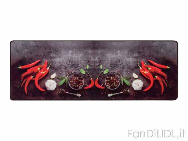 Tappeto da cucina Livarno, prezzo 11.99 &#8364; 
65 x 180 cm 
- Facile da pulire ...