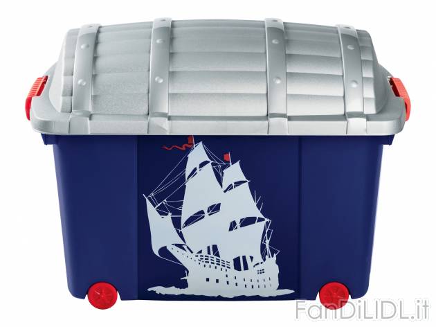 Baule contenitore con rotelle Livarno, prezzo 11.99 &#8364; 
45 L 
- Con coperchio
- ...