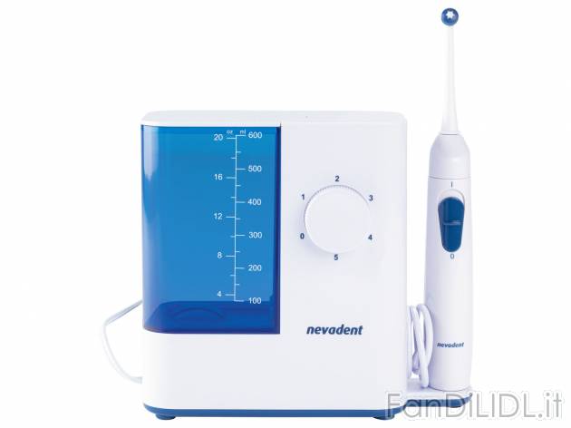 Idropulsore Nevadent, prezzo 29.99 &#8364; 
- Pulisce a fondo i punti dove lo ...