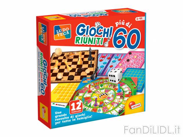 Set giochi da tavolo Lisciani, prezzo 9.99 &#8364; 
- 12 plance di gioco
- Gioco ...