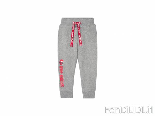 Pantaloni sportivi da bambino Spiderman, Mickey Mouse, Star Wars Oeko-tex, prezzo ...