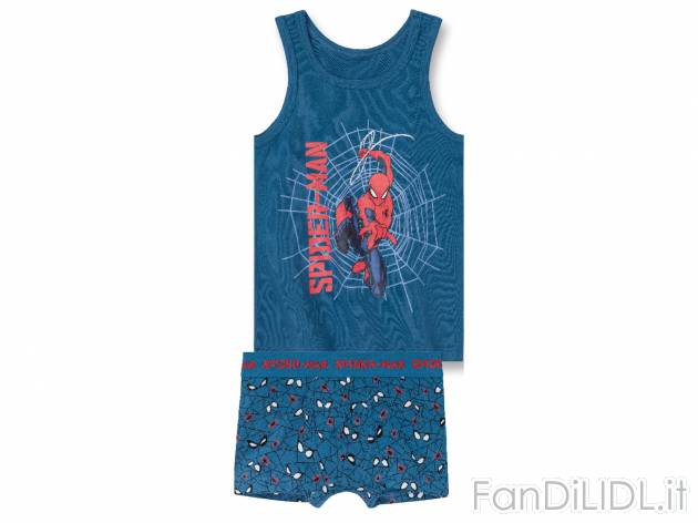 Coordinato intimo da bambino Spiderman Oeko-tex, prezzo 5.99 € 
Misure: 2-10 ...
