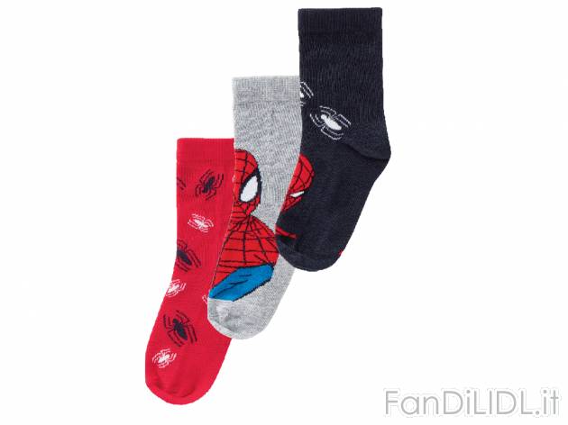 Calzini da bambino The Avengers, Spiderman, Star Wars Oeko-tex, prezzo 3.49 € ...