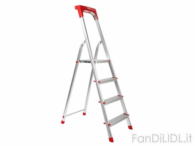 Scala in alluminio a 4 gradini , prezzo 34.99 &#8364; 
- Gradini e piedini ...