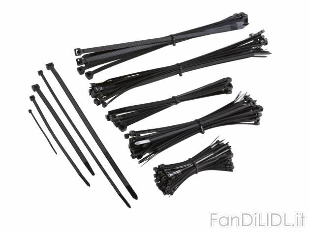 Set fascette fermacavi , prezzo 2.99 &#8364;  
-  In diverse lunghezze e spessori