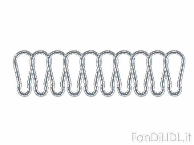 Set moschettoni o grilli a vite , prezzo 2.99 &#8364;