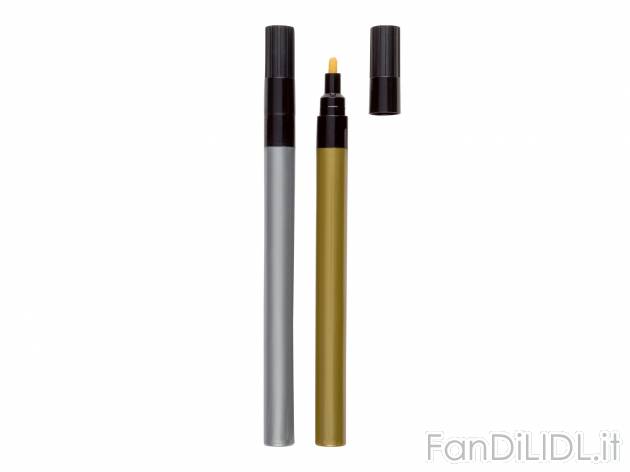 Pennarelli per decorare United Office, prezzo 1.99 &#8364; 
2 pezzi 
- Per legno, ...