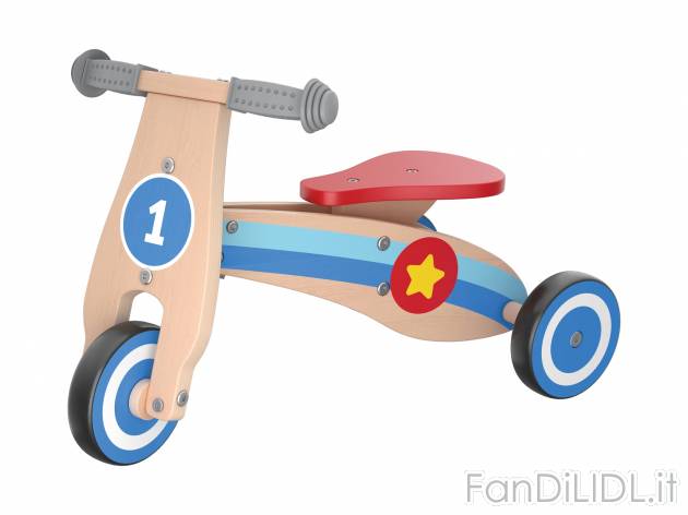 Triciclo, cavallo a dondolo o carrello primi passi in legno Playtive, prezzo 24.99 ...