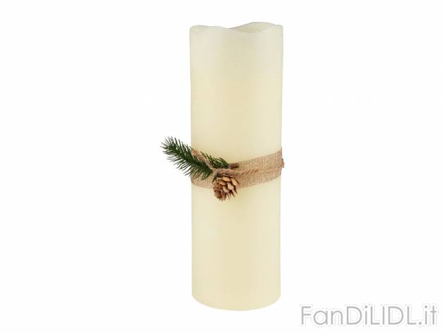 Candela LED Livarno, prezzo 8.99 &#8364; 
1 o 2 pezzi 
- Luce bianca calda
- ...