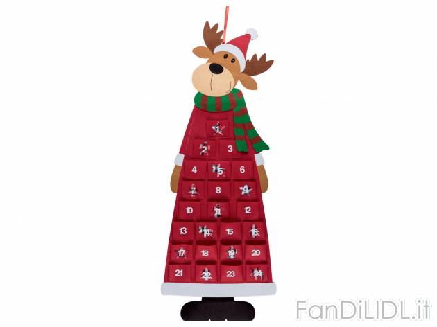 Calendario dellAvvento Livarno, prezzo 6.99 &#8364; 
- In feltro da appendere
- ...