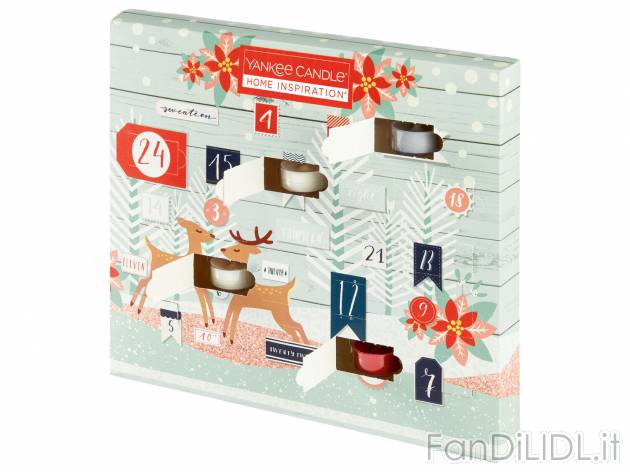 Calendario dellavvento Yankee-candle, prezzo 19.99 &#8364; 
- Con candele in ...