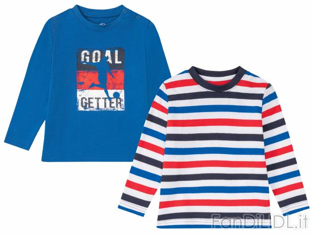 Maglia a maniche lunghe da bambino Lupilu-new, prezzo 5.99 € 
2 pezzi - Misure: ...