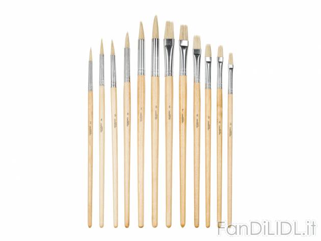 Set pennelli Crelando, prezzo 3.99 &#8364; 
7 o 12 pezzi 
- Punta tonda e piatta
Caratteristiche

- ...