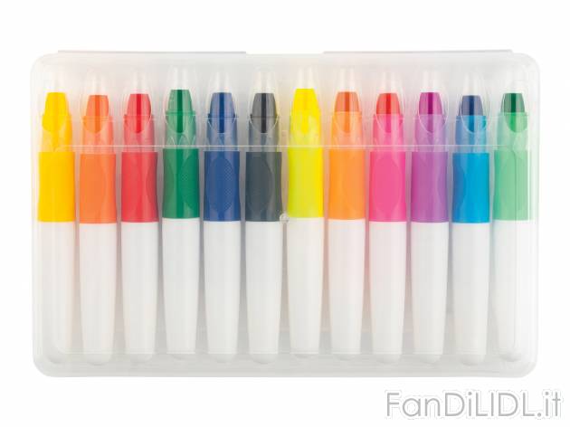 Pastelli gel United Office, prezzo 3.99 &#8364; 
12 pezzi 
- Acquerellabili
Caratteristiche
 ...