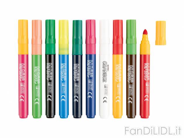 Pennarelli magici United Office, prezzo 2.49 &#8364; 
10 pezzi 
- Il colore ...