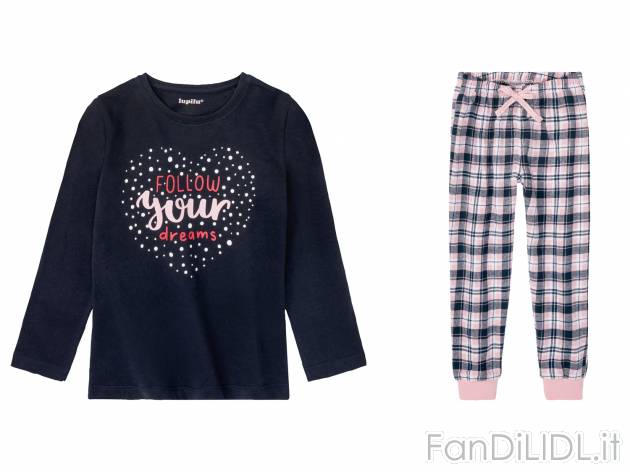 Pigiama da bambina Lupilu-new, prezzo 6.99 &#8364; 
Misure: 2-8 anni 
- Puro ...