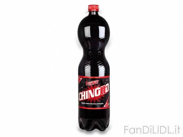 Chinotto , prezzo 0,59 &#8364; per 1,5 l, 0,39/l EUR. 
- Inconfonbile sapore ...