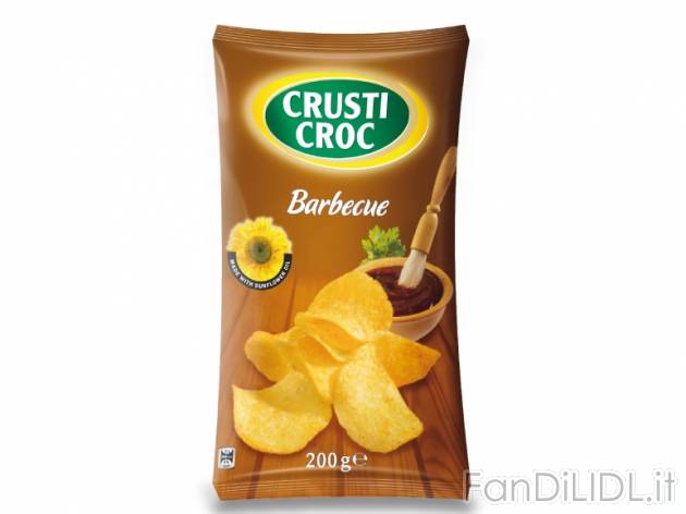 Patatine , prezzo 1,09 &#8364; per 200-g-confezione, € 5,45/kg EUR. 
- Al ...