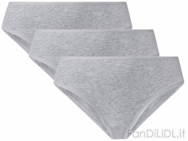 Slip da donna Esmara, prezzo 6.99 &#8364; 
3 pezzi - Misure: S-L 
- Con cotone ...