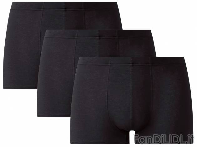 Boxer da uomo Livergy, prezzo 9.99 &#8364; 
3 pezzi - Misure: M-XL 
- Con cotone ...