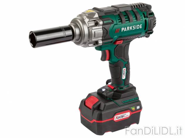 Avvitatore a percussione ricaricabile Parkside, prezzo 79.00 € 
- Con coppia ...