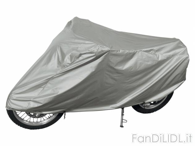 Telo coprimoto Crivit, prezzo 9.99 € 
- Con finestra per mostrare la targa
- ...