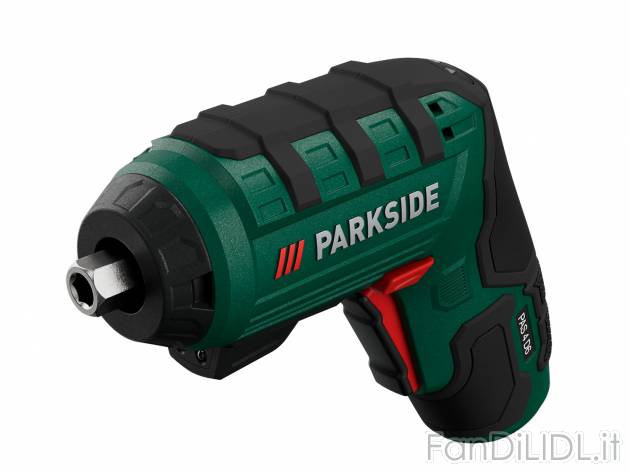 Avvitatore ricaricabile Parkside, prezzo 12.99 € 
- Rotazione in senso orario/antiorario ...