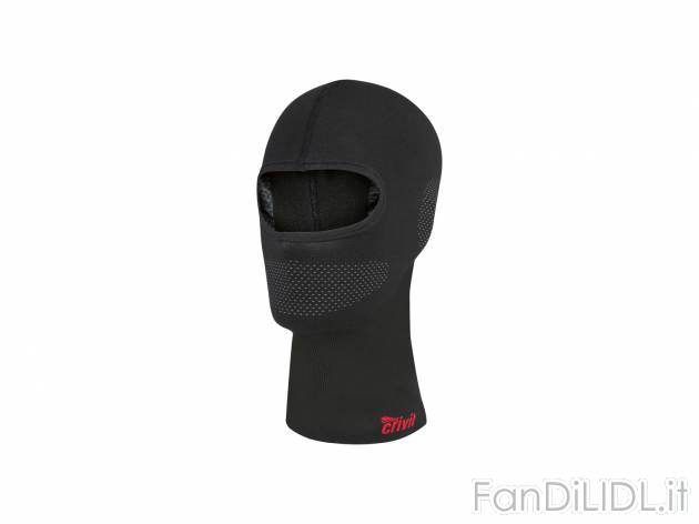 Passamontagna sottocasco Crivit, prezzo 5.99 € 
Misure: S/M, L/XL 
- Copricollo ...