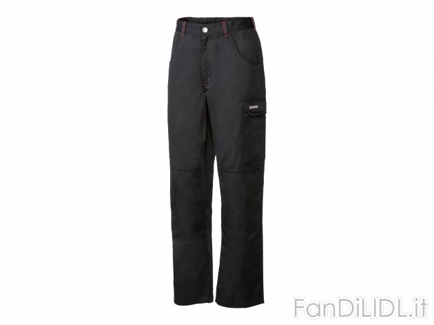 Pantaloni da lavoro per uomo Parkside, prezzo 11.99 € 
Misure: 48-58
Taglie ...